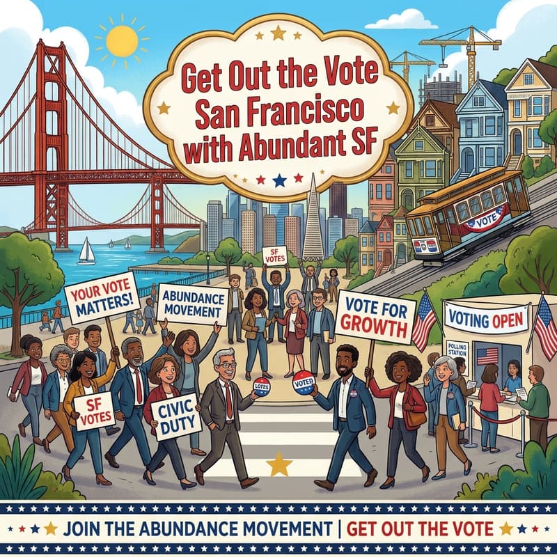 Cover Image for Get Out an Abundance of Votes with Scott Wiener for Congress: ELECTION DAY