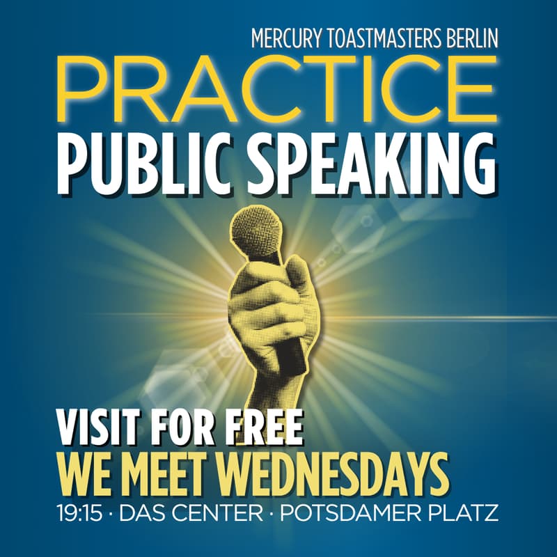 Cover Image for Public Speaking & Social Wednesdays