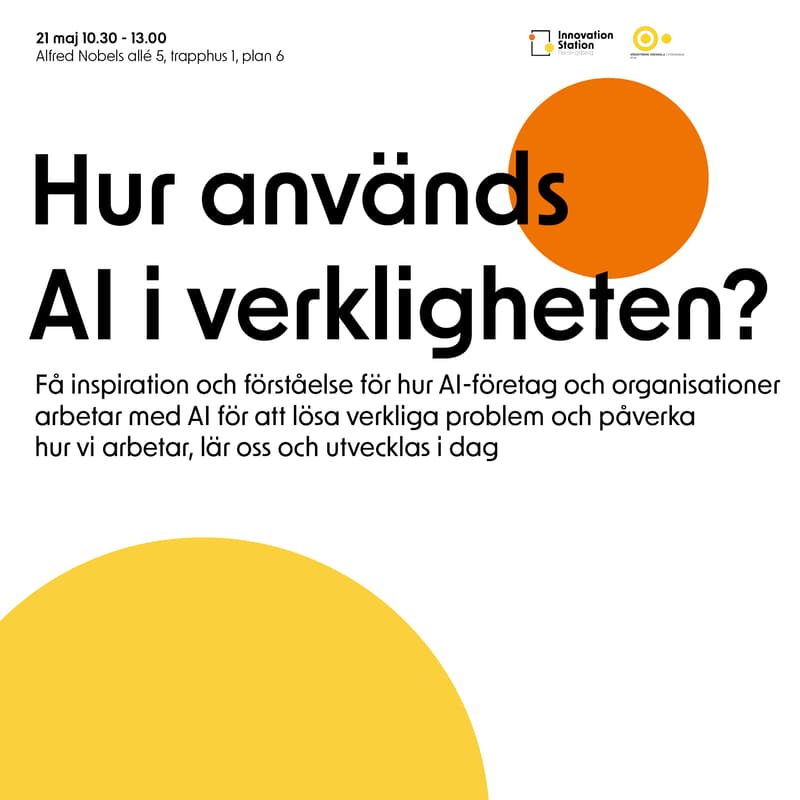 Cover Image for Station X/AI: Hur används AI i verkligheten?