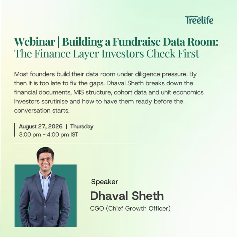 Cover Image for Webinar | Building a Fundraise Data Room: The Finance Layer Investors Check First