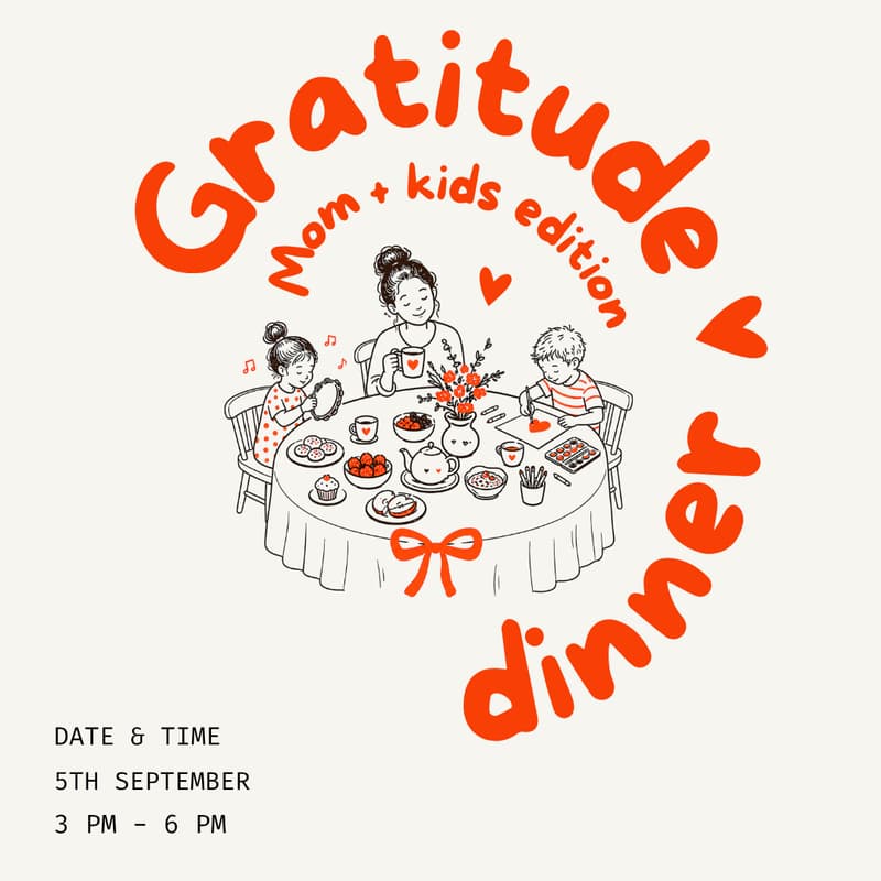 Cover Image for Gratitude Dinner: Mom & Kids Edition