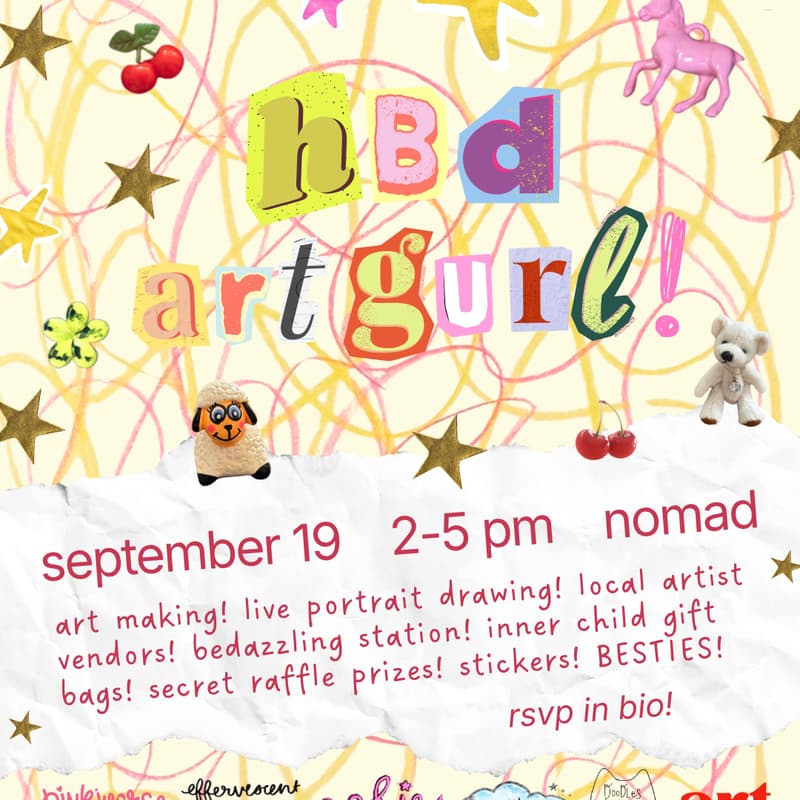 Cover Image for POP UP ART PARTY: art gurl turns 4!!!