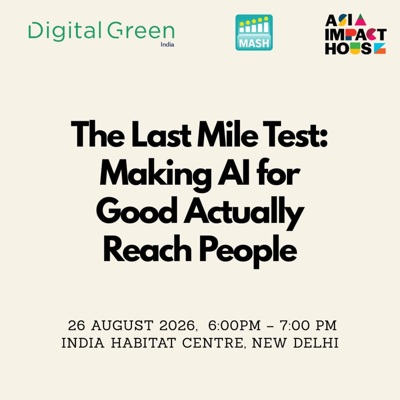 Cover Image for The Last Mile Test: Making AI for Good Actually Reach People