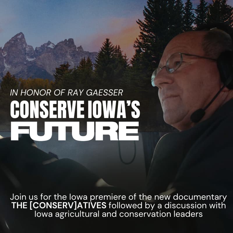 Cover Image for Conserve Iowa's Future: Screening, Panel, Reception