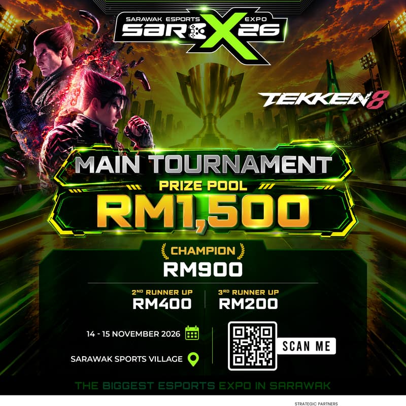 Cover Image for SAREX26 TEKKEN 8 REGISTRATION (SOLO)