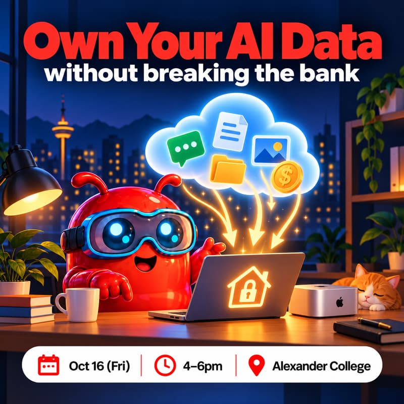 Cover Image for 🔐🤖 Own Your AI Data, without breaking the bank (Community Sharing) 💰🏠