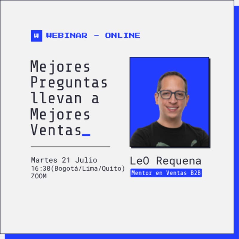 Cover Image for Mejores Preguntas Llevan a Mejores Ventas