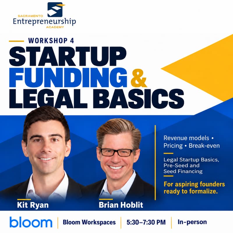 Cover Image for Start UP Funding & Legal Basics