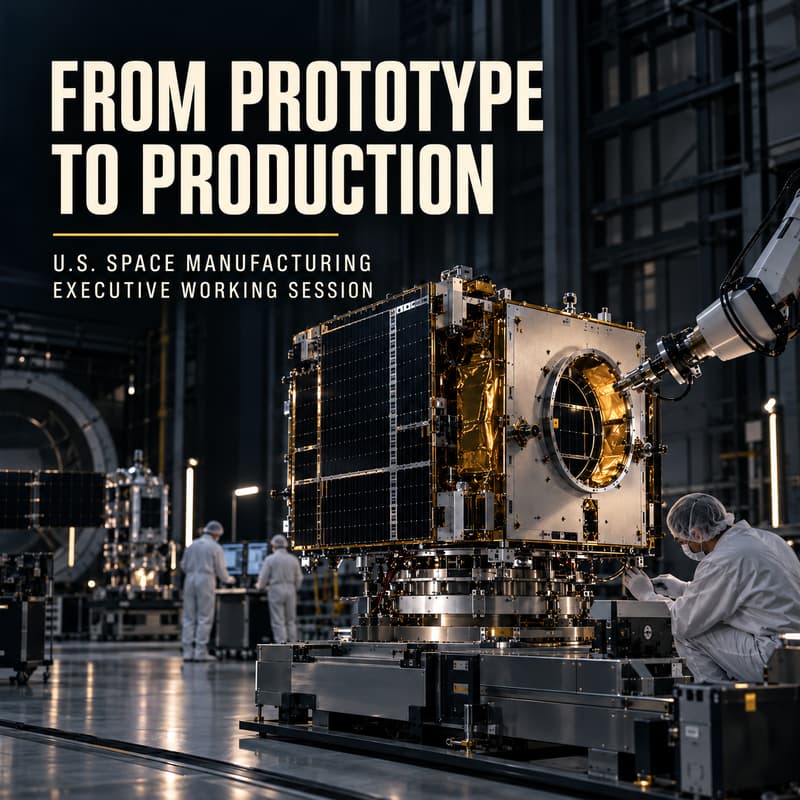 Cover Image for SCALING SPACE: The Space Industrial Leadership Forum