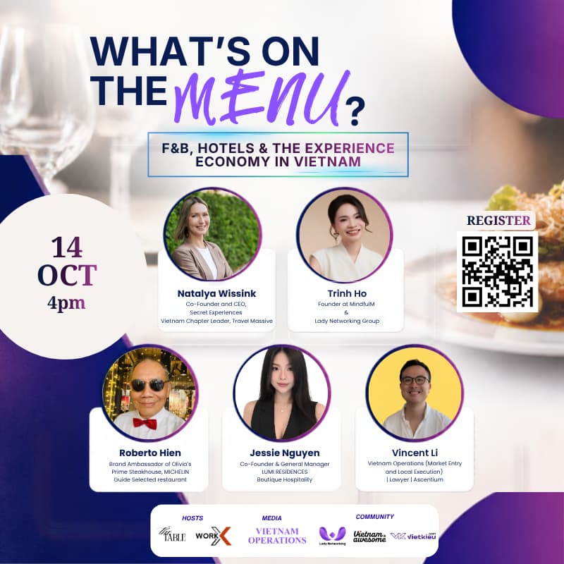 Cover Image for WHAT’S ON THE MENU? : F&B, Hotels & the Experience Economy in Vietnam