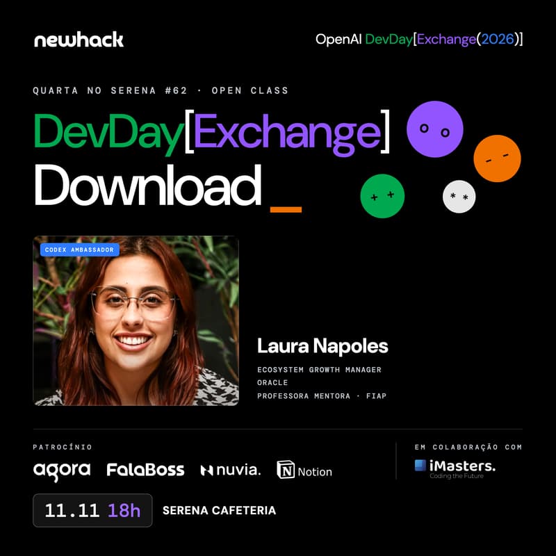 Cover Image for Open Class #62 | DevDay Exchange Download com Laura Napoles