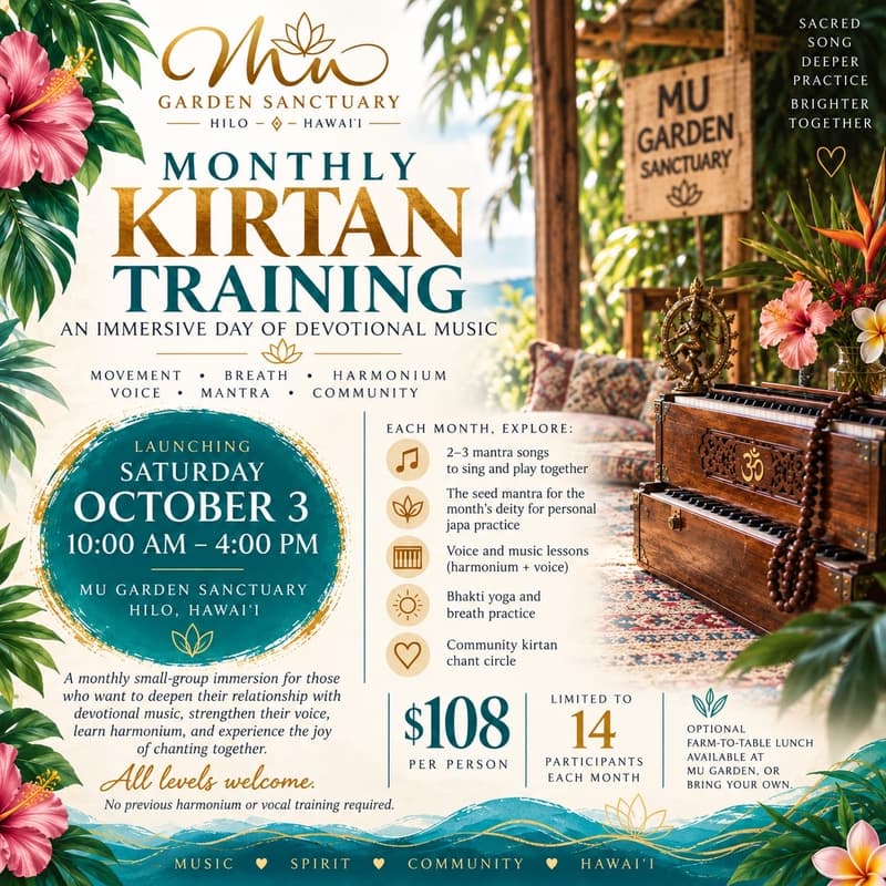 Cover Image for Monthly Kirtan Training