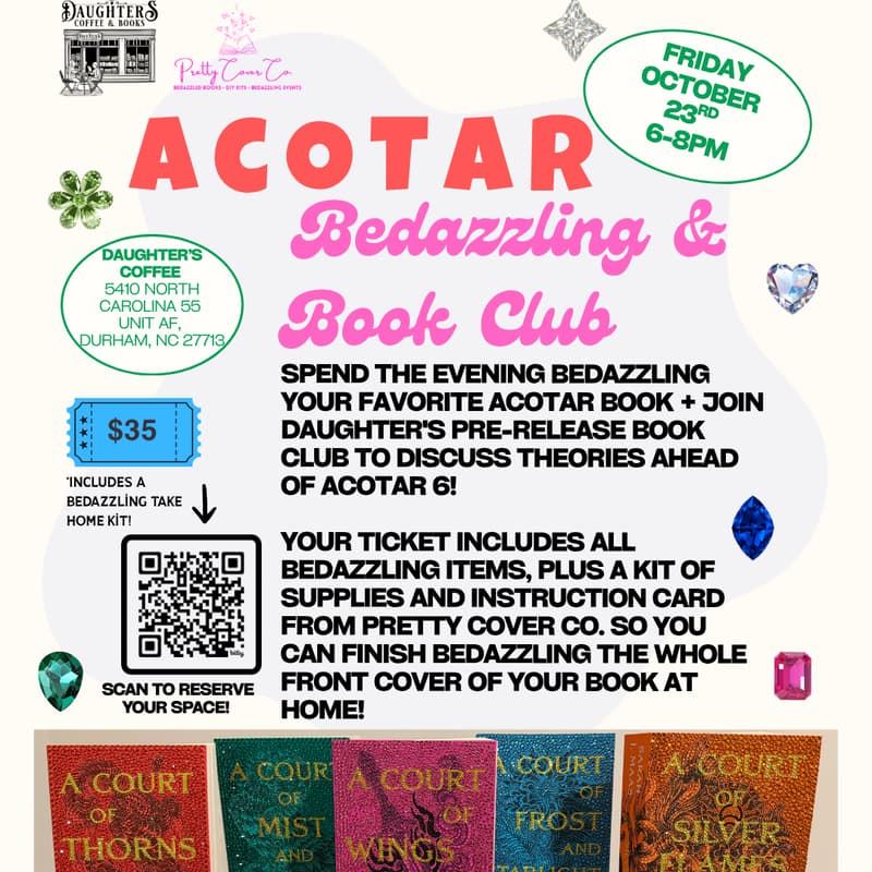 Cover Image for ACOTAR Bedazzling & Book Club