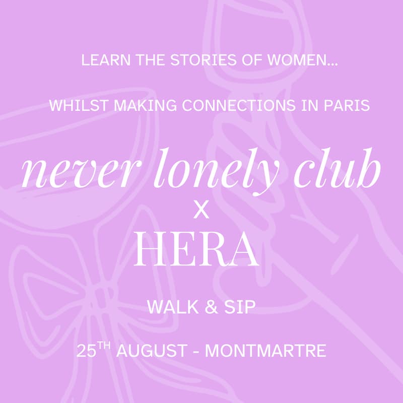 Cover Image for NEVER LONELY CLUB X HERA: WALK & SIP ⭐️