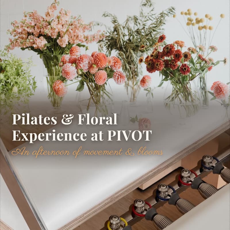 Cover Image for Bloom: A Reformer Pilates & Floral Experience