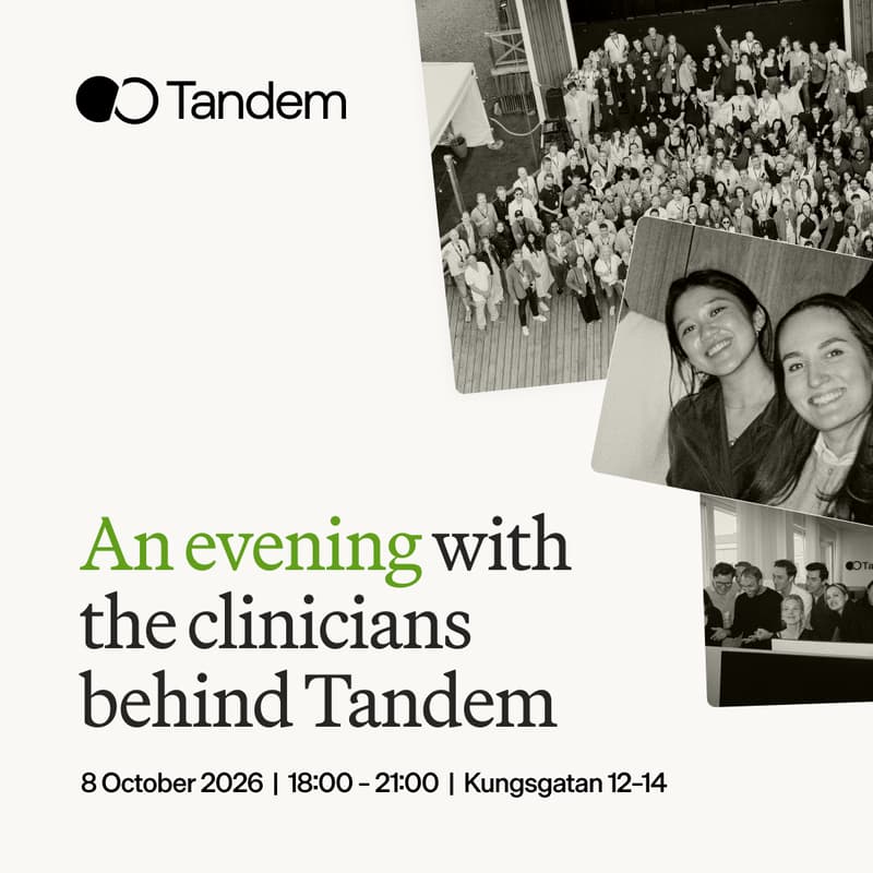 Cover Image for An evening with the clinicians behind Tandem