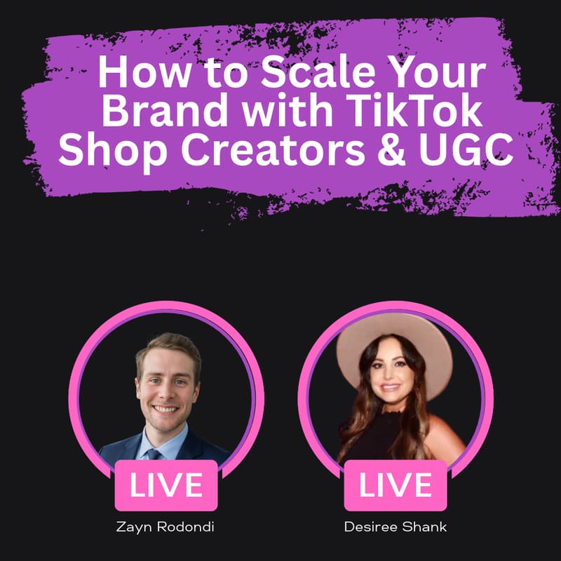 Cover Image for How to Scale Your Brand with TikTok Shop Creators & UGC