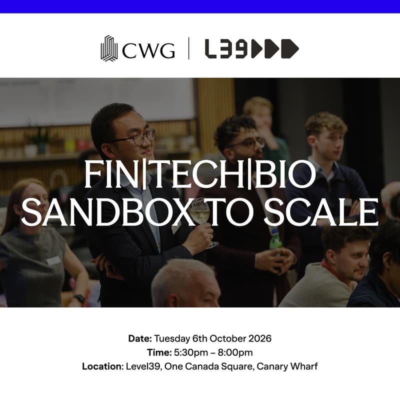 Cover Image for Fin|Tech|Bio - Sandbox to Scale