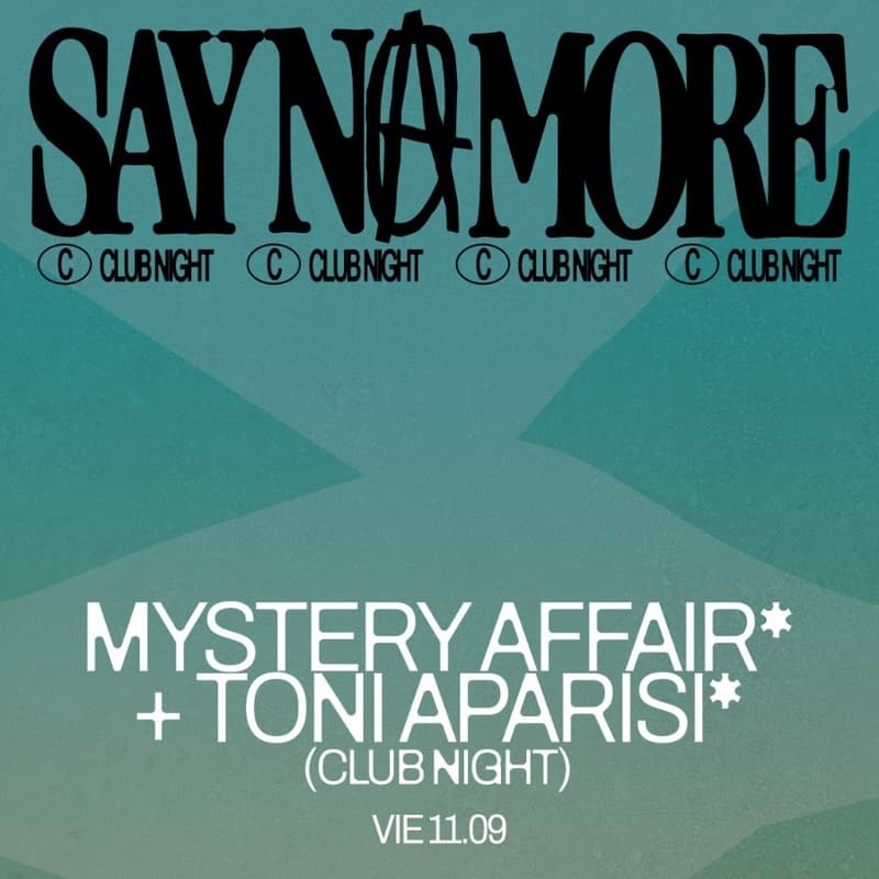 Cover Image for Club Night X Say No More