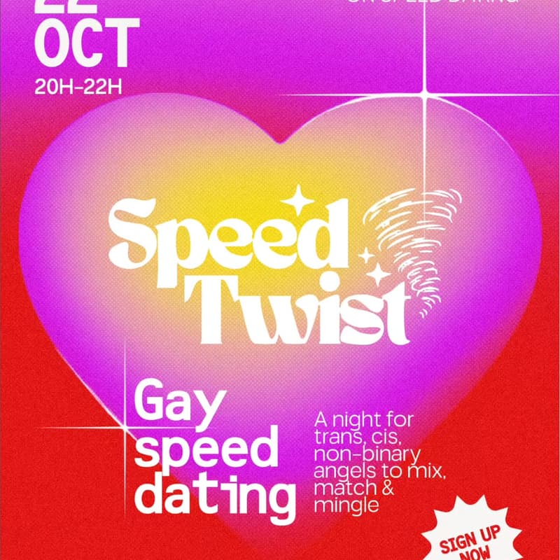 Cover Image for SpeedTwist BCN: Gay Speed Dating 🏳️🌈