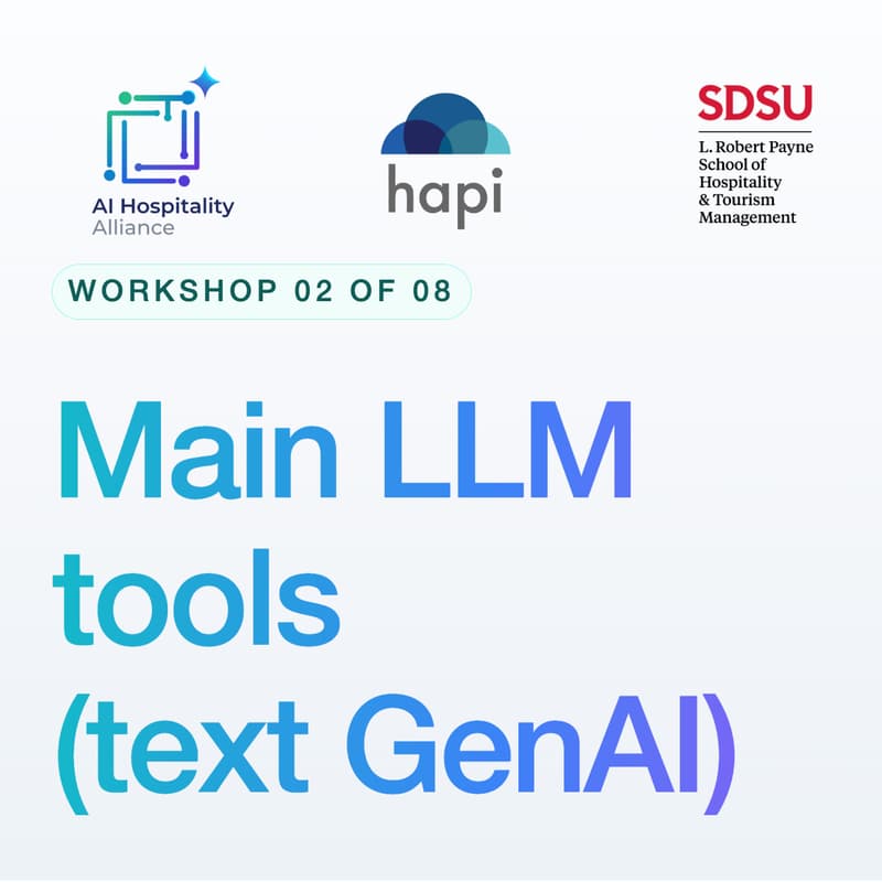 Cover Image for AIHA WORKSHOP 02 of 08: The LLM Toolkit - Mastering Text GenAI