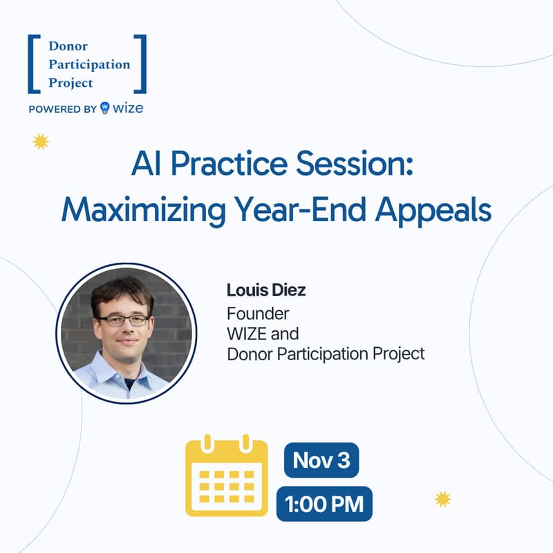 Cover Image for AI Practice Session: Maximizing Year-End Appeals
