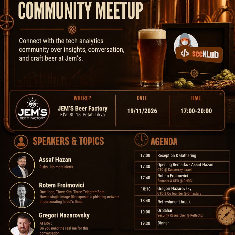 Cover Image for secKlub COMMUNITY MEETUP