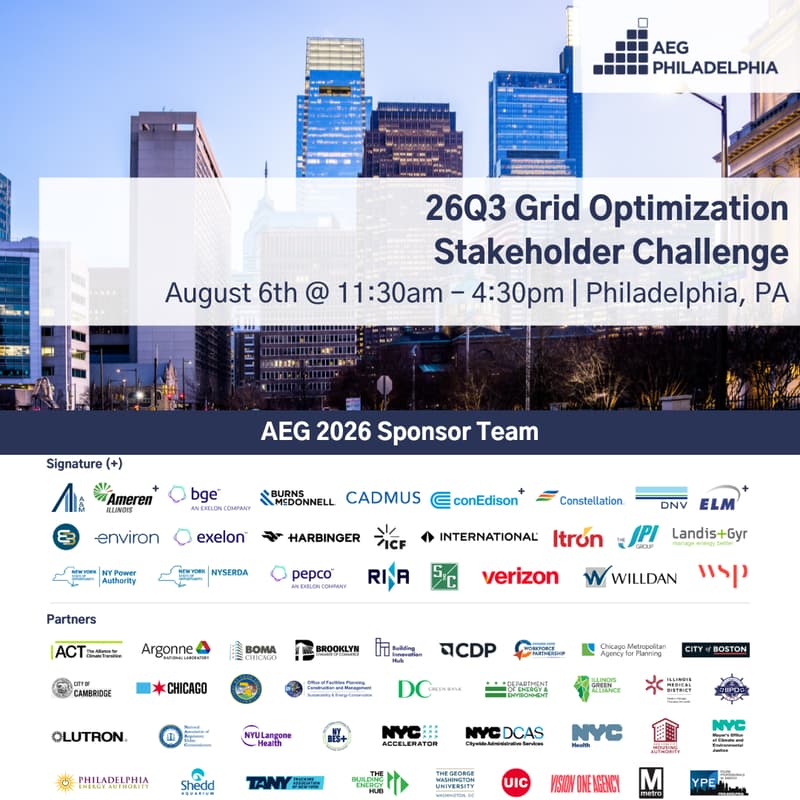Cover Image for AEG Philadelphia 26Q3 Grid Optimization Stakeholder Challenge
