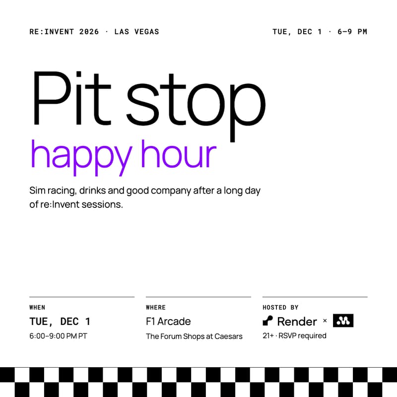 Cover Image for AWS re:Invent Pit Stop