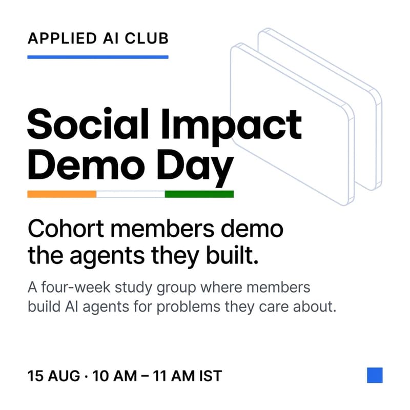 Cover Image for Social Impact Agents - Demo Day