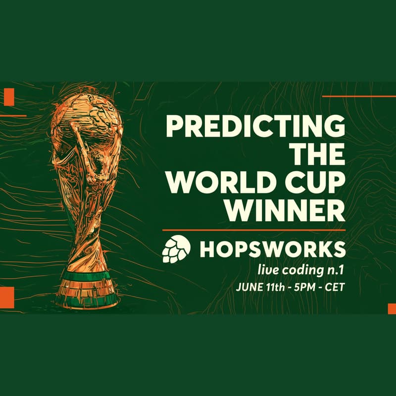 Cover Image for Predicting the World Cup Winner: Live Coding with Hopsworks