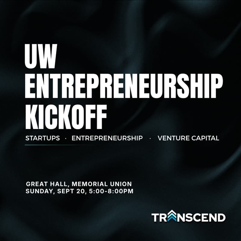 Cover Image for UW Entrepreneurship Kickoff