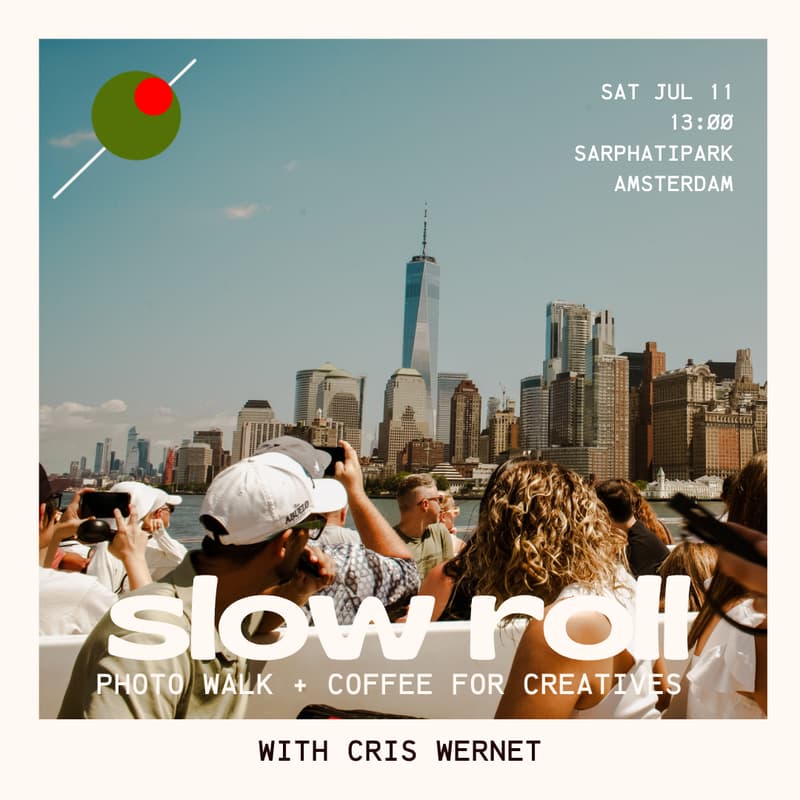 Cover Image for Slow Roll #4: Photo Walk + Coffee for Creatives with Cris Wernet