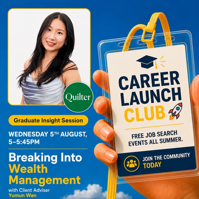 Cover Image for Breaking Into Wealth Management (FREE Insight Session via Career Launch Club π)