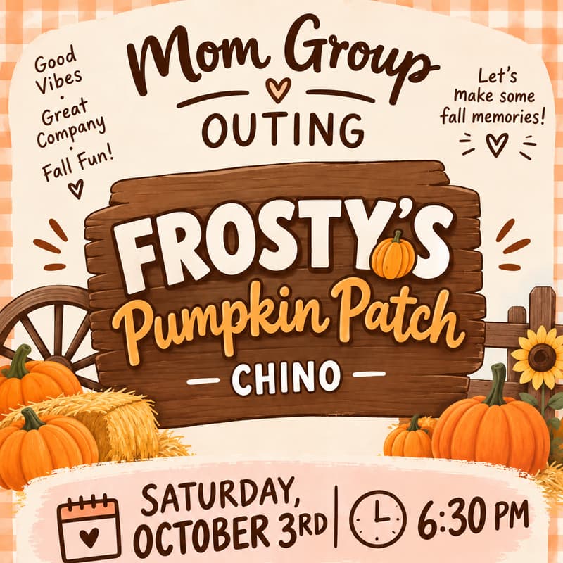 Cover Image for Frosty’s Pumpkin Patch in Chino 🎃