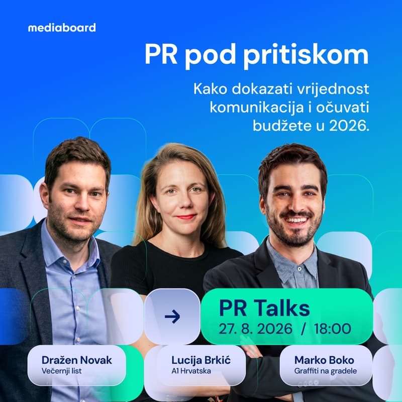Cover Image for PR Talks: PR pod pritiskom – Kako dokazati vrijednost komunikacija i očuvati budžete u 2026.
