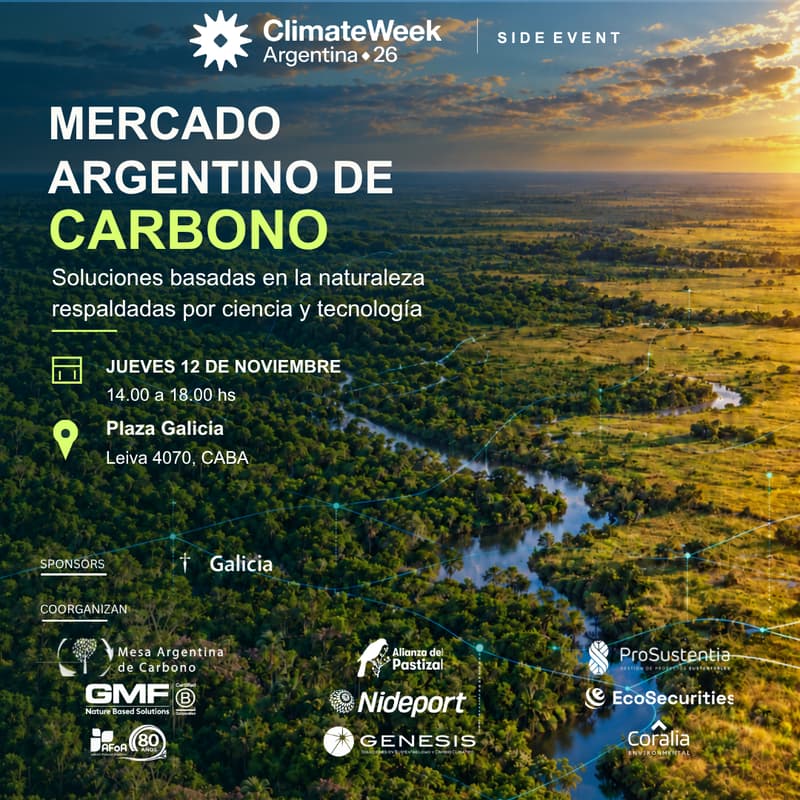 Cover Image for Mercado Argentino de Carbono: soluciones basadas en la naturaleza respaldadas por ciencia y tecnología