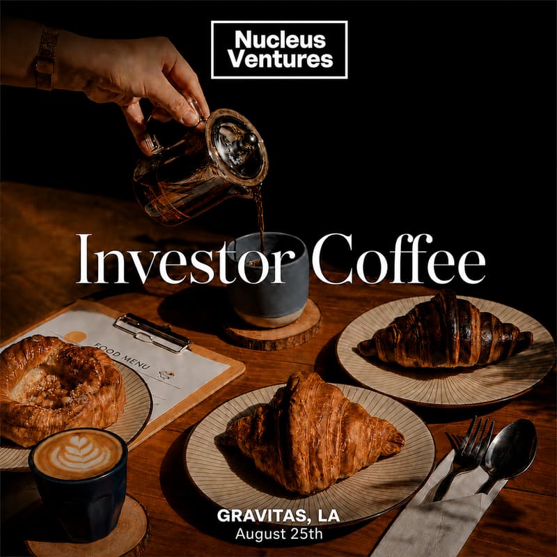 Cover Image for Investor Coffee (Hosted by Nucleus Ventures)