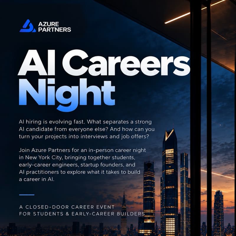 Cover Image for AI Careers Night: From Projects to Offers