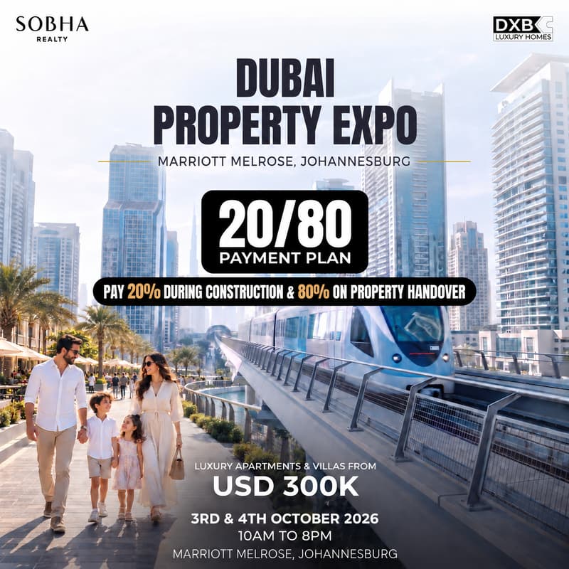 Cover Image for Discover Dubai’s finest properties in Johannesburg | Oct 3rd & 4th 2026
