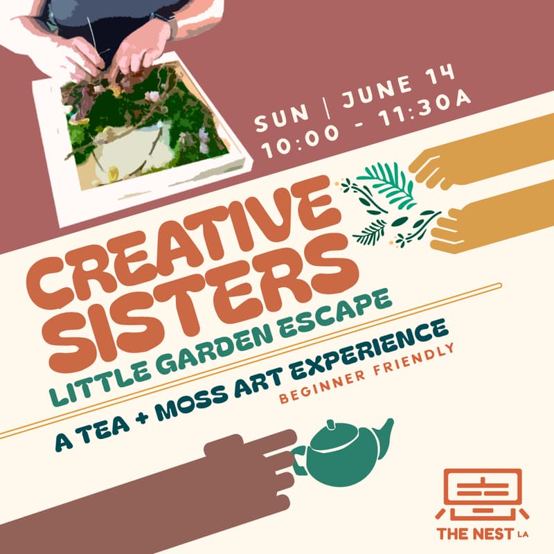 Cover Image for CREATIVE SISTERS: A Little Tea + Garden Escape