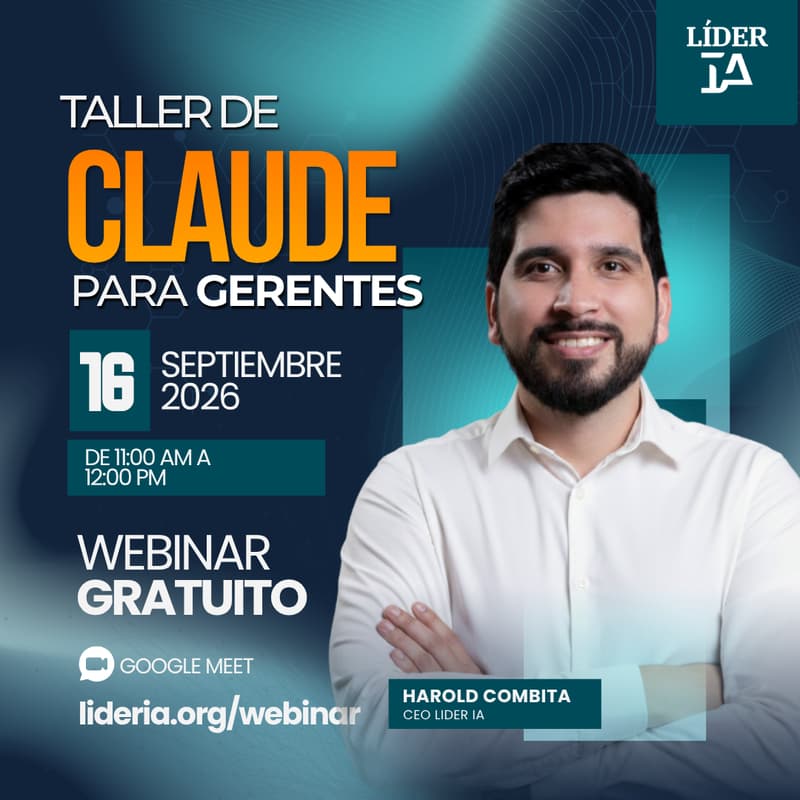 Cover Image for Webinar: Taller de Claude para Gerentes