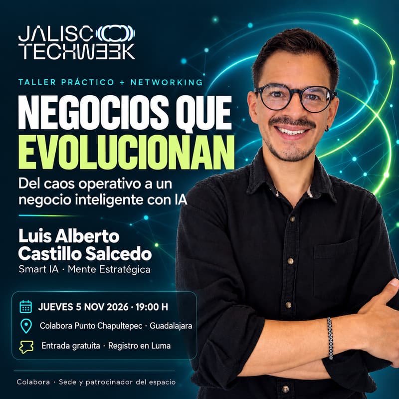 Cover Image for NEGOCIOS QUE EVOLUCIONAN: Del caos operativo a un negocio inteligente con IA