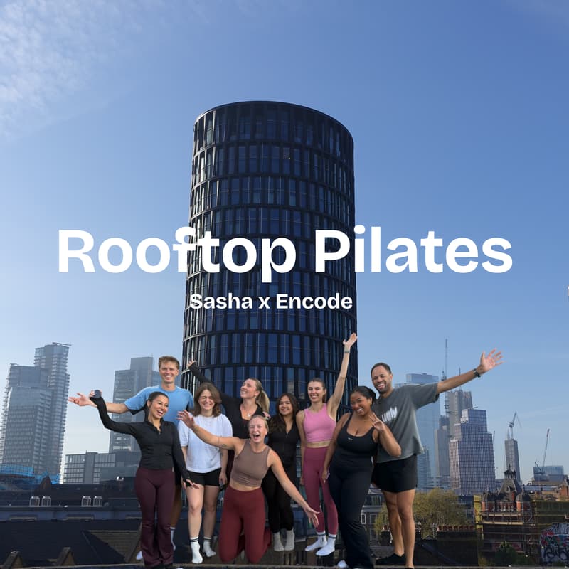Cover Image for Tech Community Rooftop Pilates with Sasha x Encode