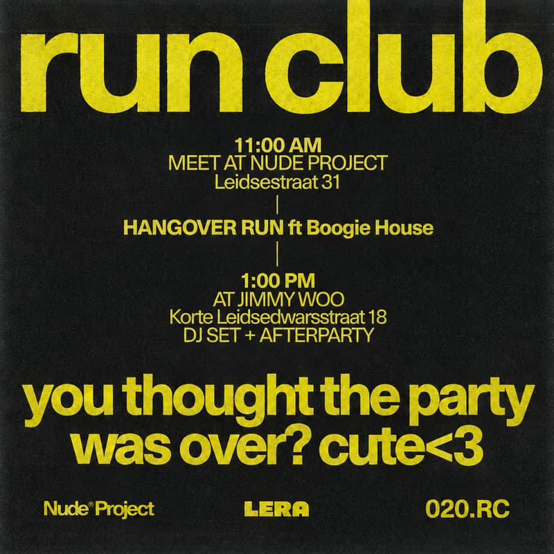 Cover Image for HANGOVER RUN — Nude Project × 020.RC