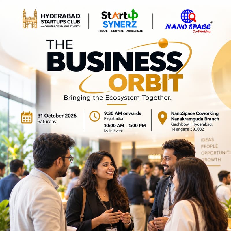 Cover Image for THE BUSINESS ORBIT | Hyderabad’s Business Networking & Services Marketplace