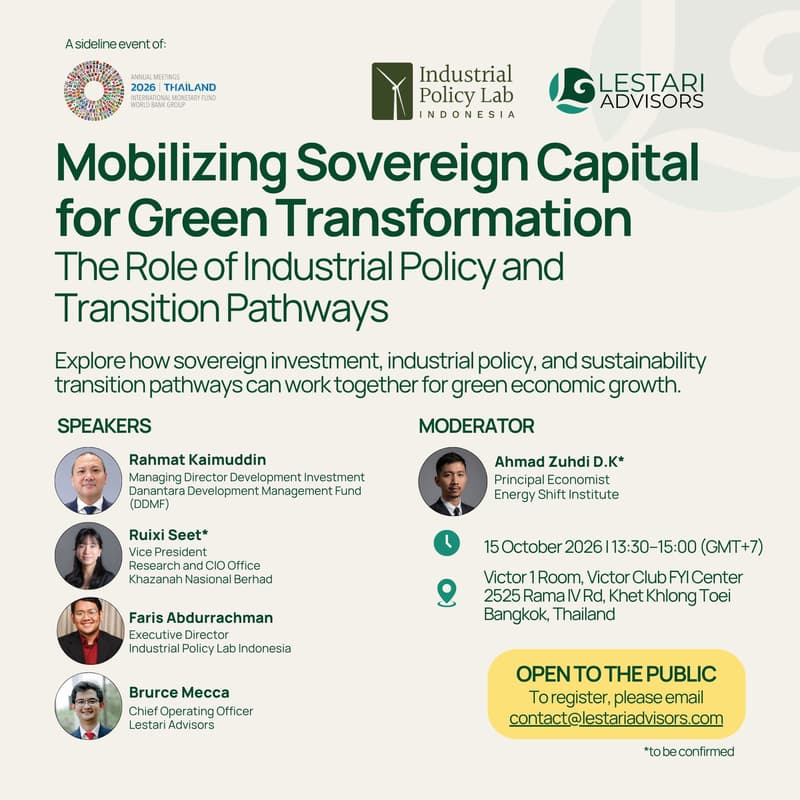 Cover Image for Mobilizing Sovereign Capital for Green Transformation: The Role of Industrial Policy and Transition Pathways