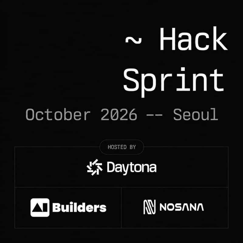 Cover Image for Daytona HackSprint Seoul 해커톤