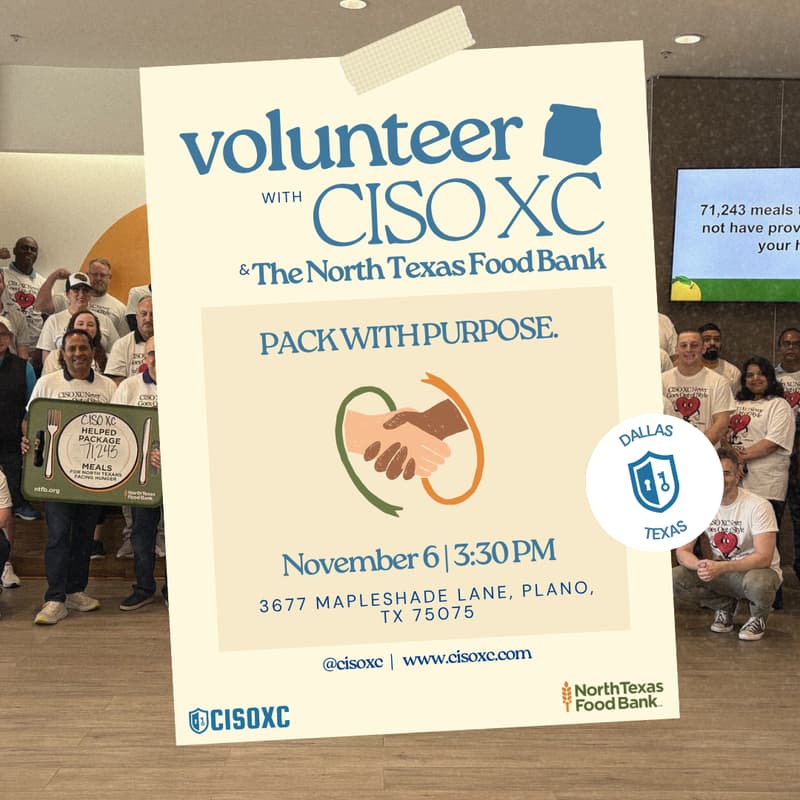 Cover Image for CISO XC DFW Volunteer Event & Happy Hour