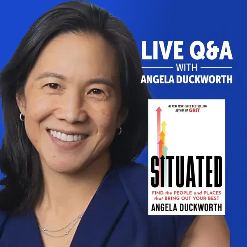 Cover Image for Live Q&A with Angela Duckworth